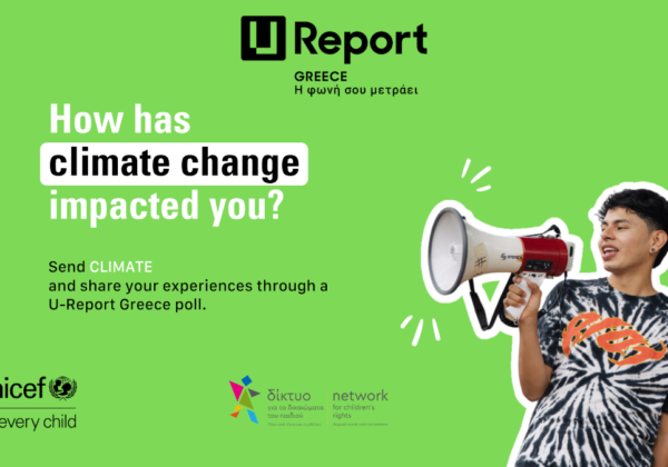 U-Report GR and WeFor join forces to raise awareness around the climate crisis